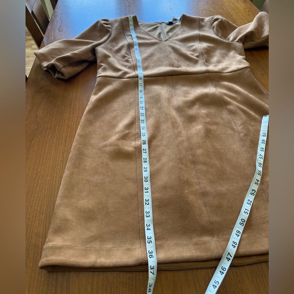 Ann Taylor Faux Suede Dress - Picture 8 of 9